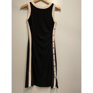 Ralph Lauren Black and Cream Dress